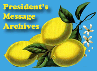 President's Message Archives